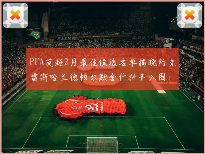 PFA英超2月最佳候选名单揭晓约克雷斯哈兰德帕尔默舍什科齐入围